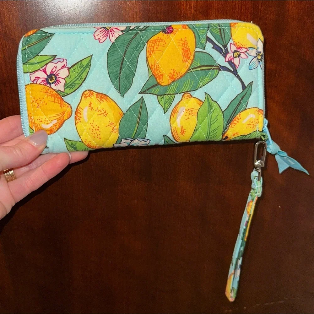 Vera Bradley Lemon Grove Wristlet/Wallet